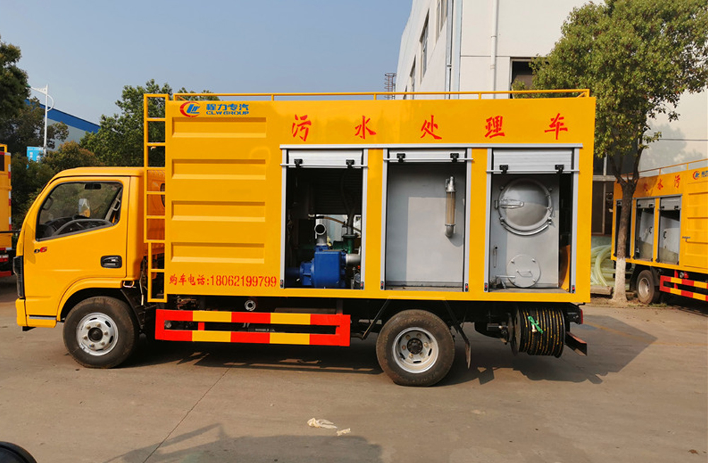 龙袍污水分离车